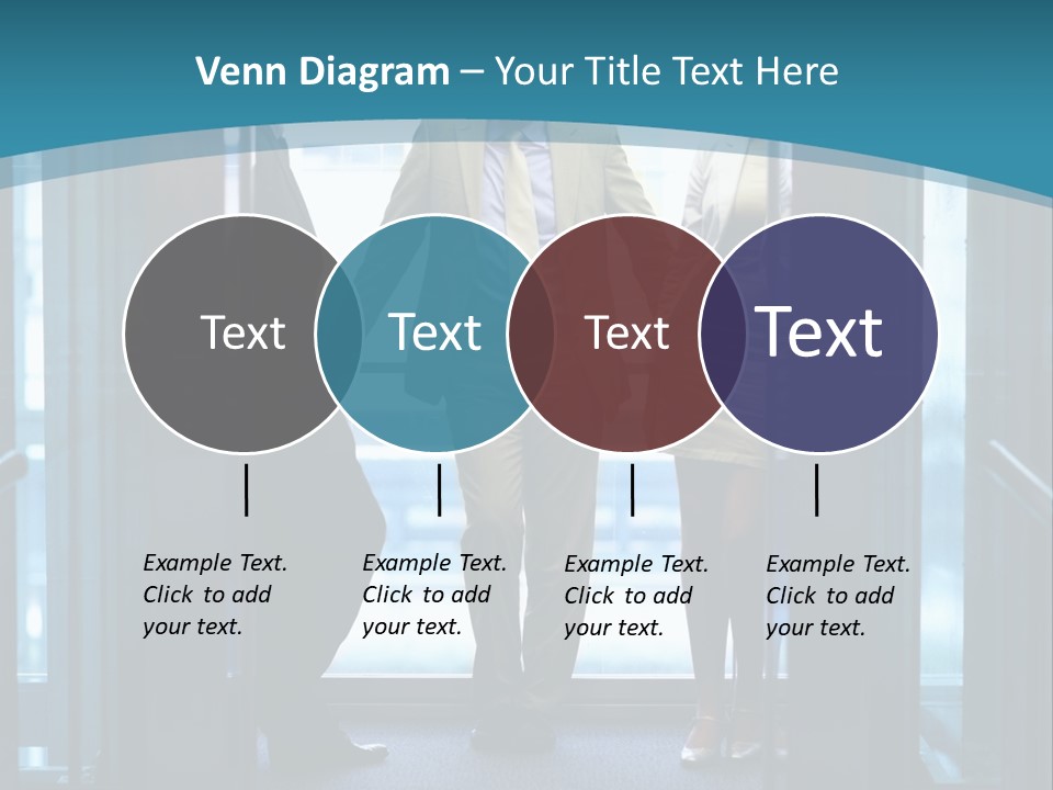 Businessman Happy Team PowerPoint Template