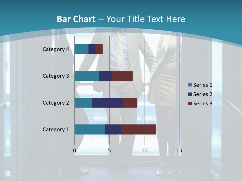 Businessman Happy Team PowerPoint Template