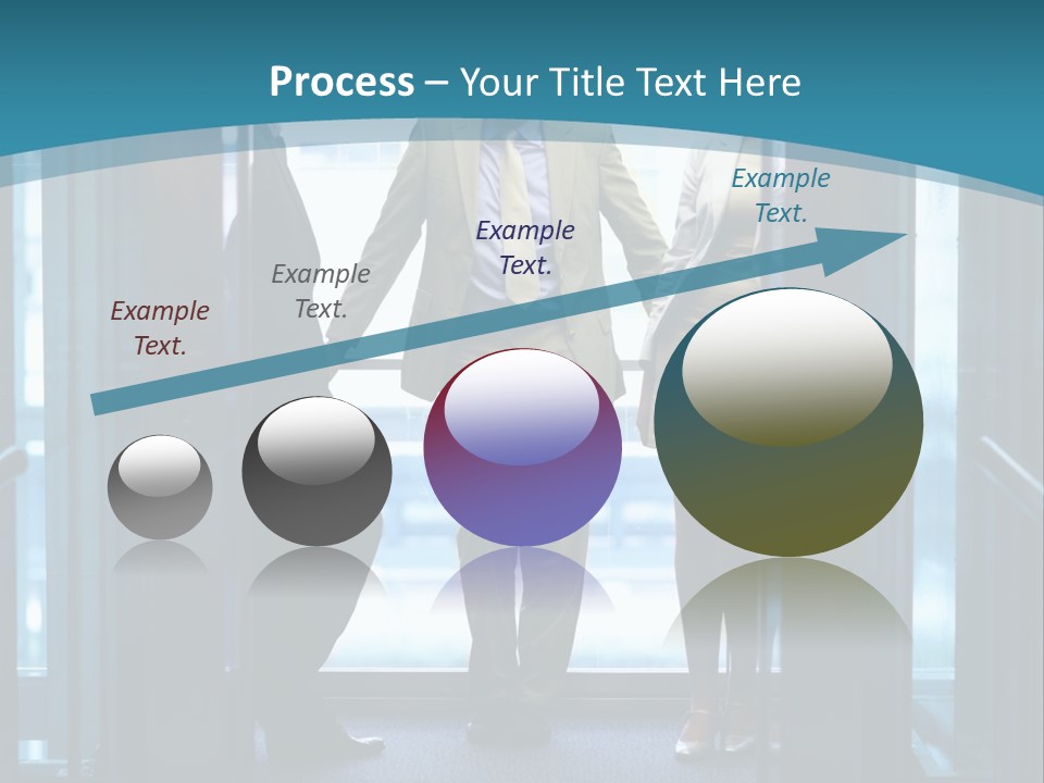 Businessman Happy Team PowerPoint Template