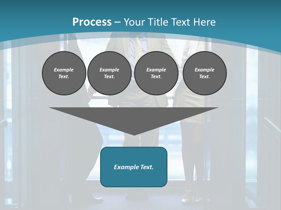 Businessman Happy Team PowerPoint Template
