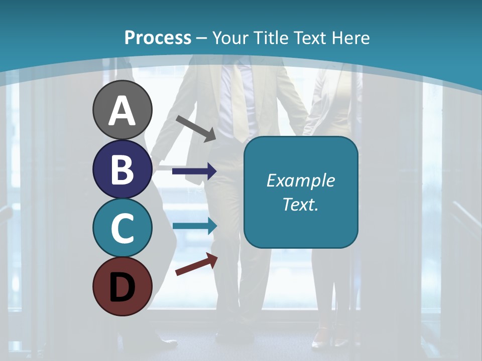 Businessman Happy Team PowerPoint Template