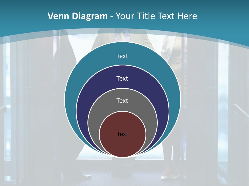 Businessman Happy Team PowerPoint Template