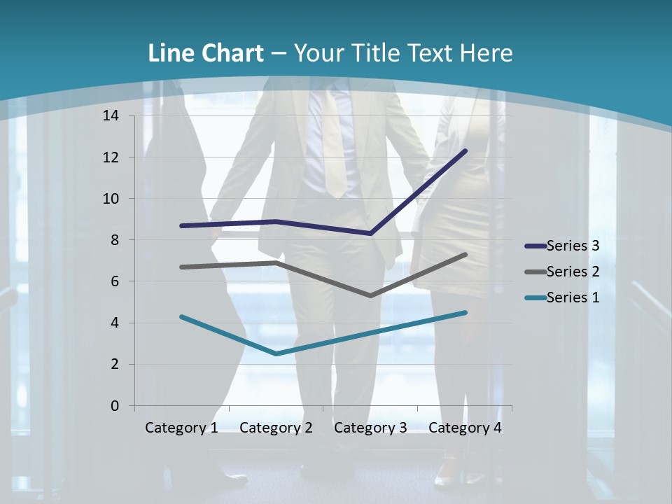 Businessman Happy Team PowerPoint Template