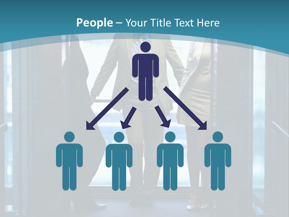 Businessman Happy Team PowerPoint Template