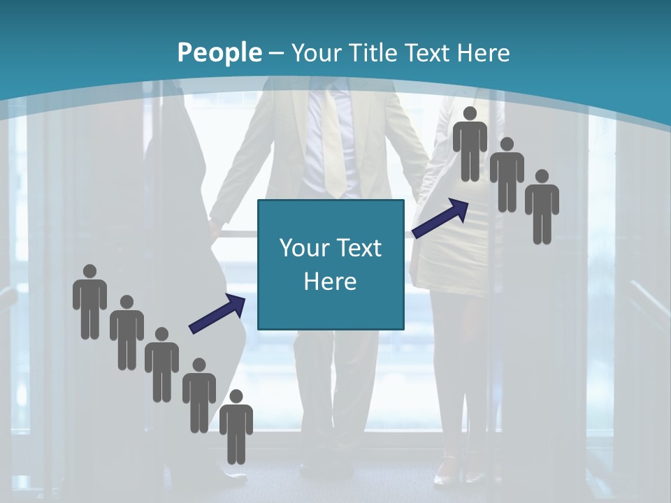 Businessman Happy Team PowerPoint Template