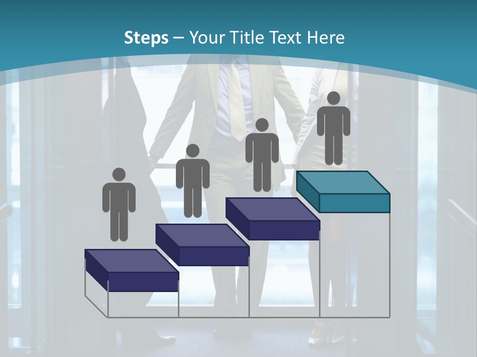 Businessman Happy Team PowerPoint Template