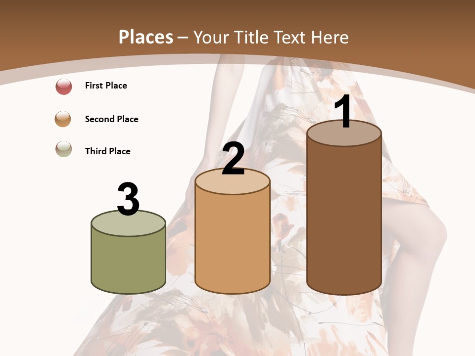 Lovely Hat Female PowerPoint Template