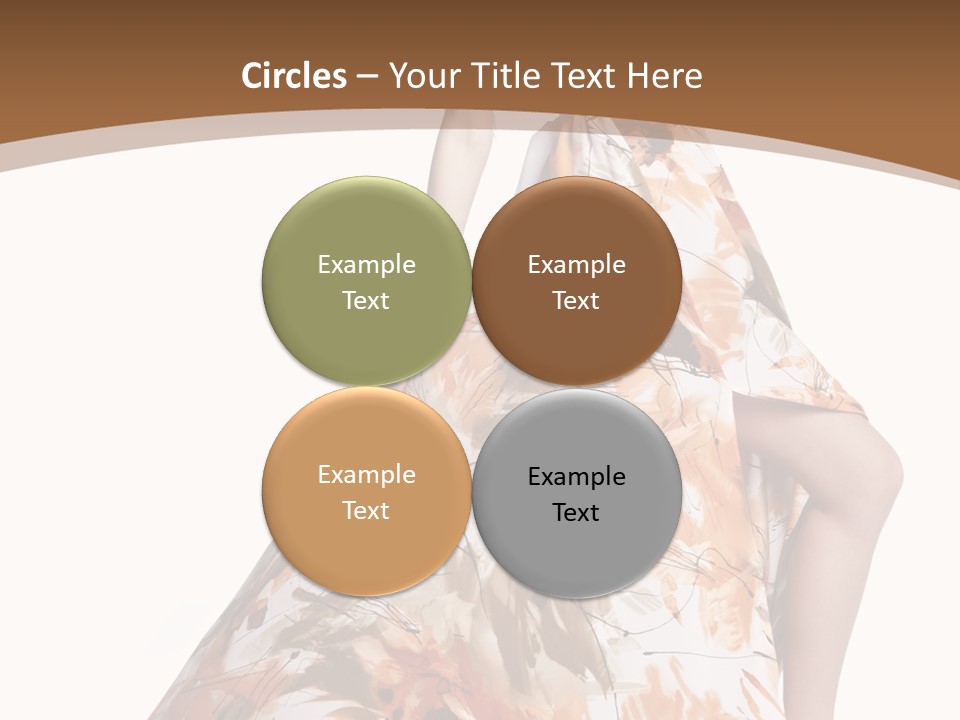 Lovely Hat Female PowerPoint Template