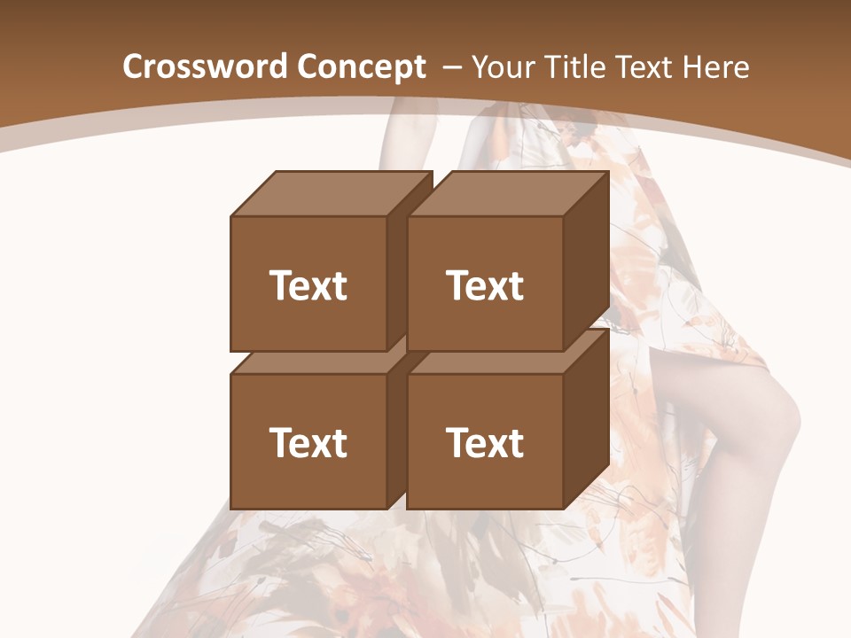 Lovely Hat Female PowerPoint Template