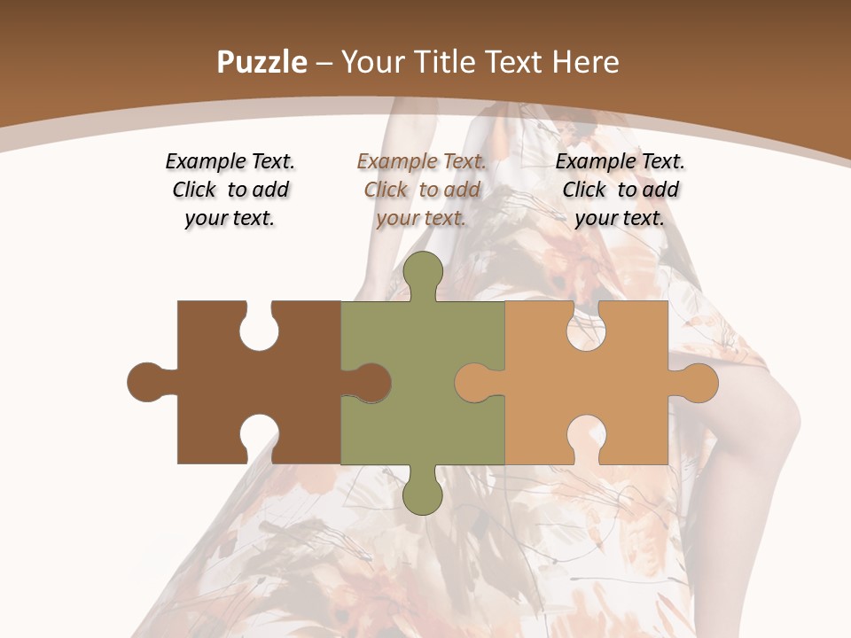 Lovely Hat Female PowerPoint Template