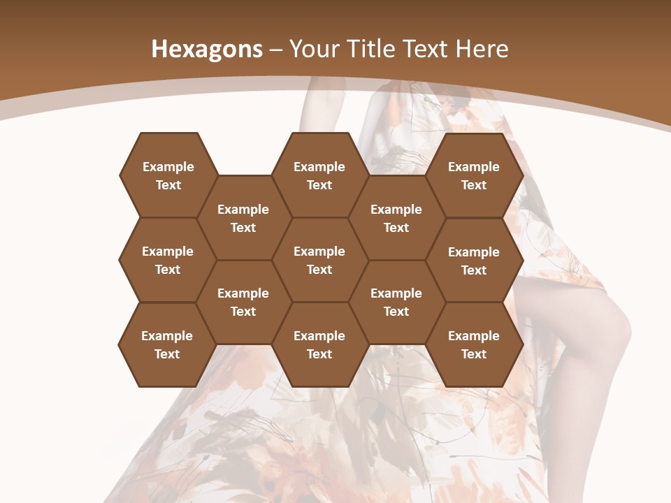 Lovely Hat Female PowerPoint Template