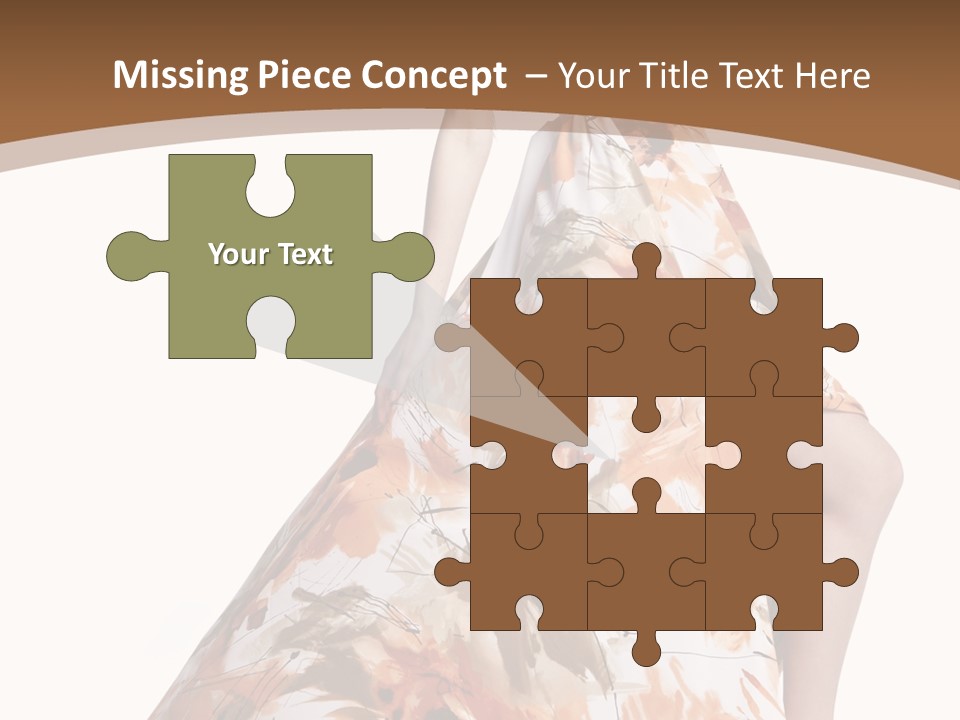 Lovely Hat Female PowerPoint Template