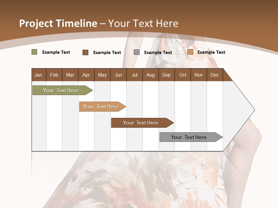 Lovely Hat Female PowerPoint Template
