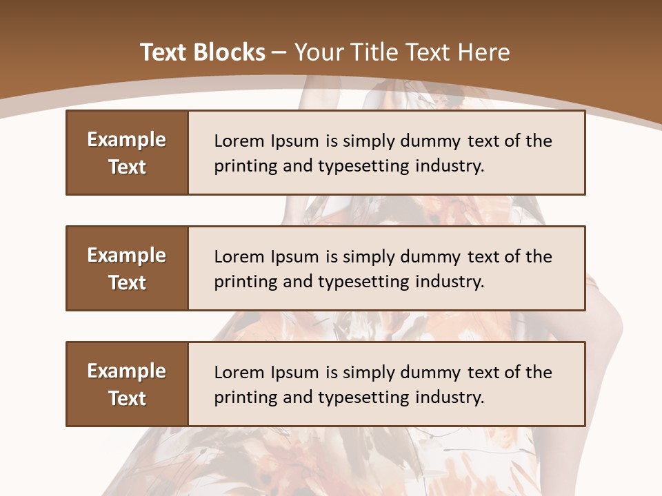 Lovely Hat Female PowerPoint Template