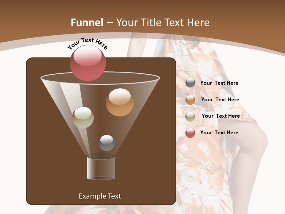 Lovely Hat Female PowerPoint Template