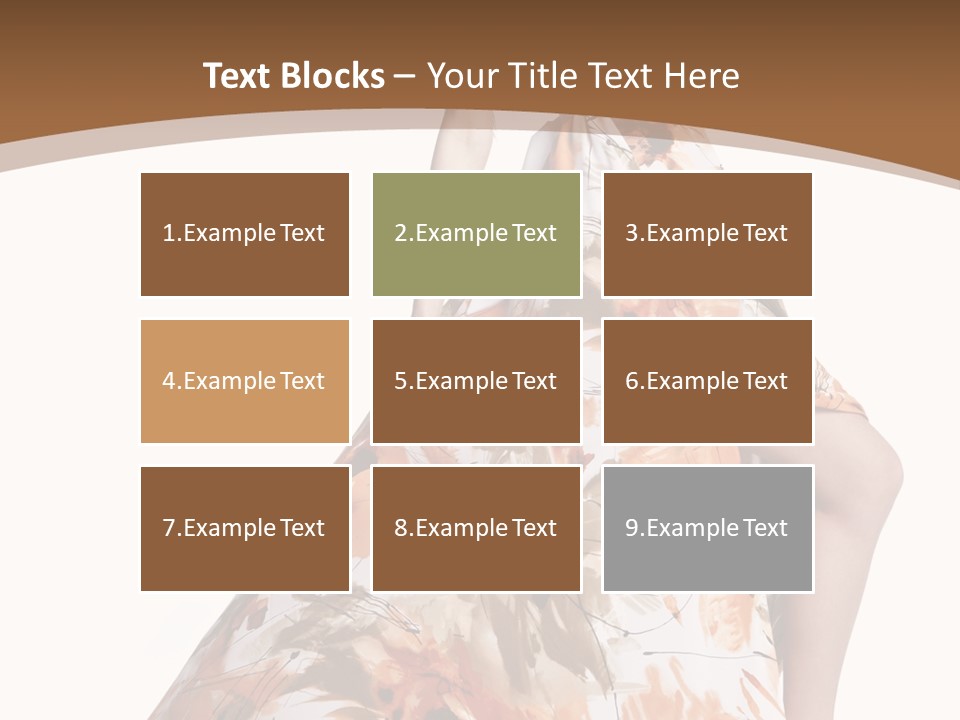 Lovely Hat Female PowerPoint Template