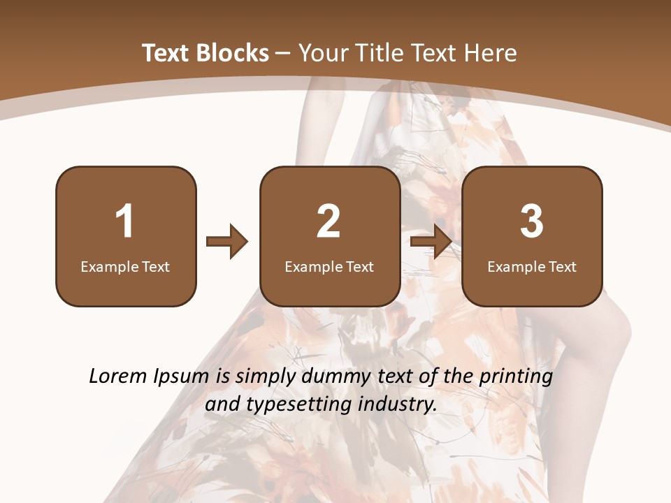 Lovely Hat Female PowerPoint Template