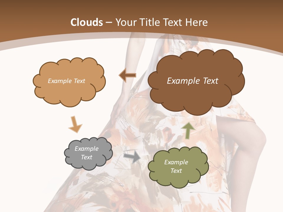 Lovely Hat Female PowerPoint Template