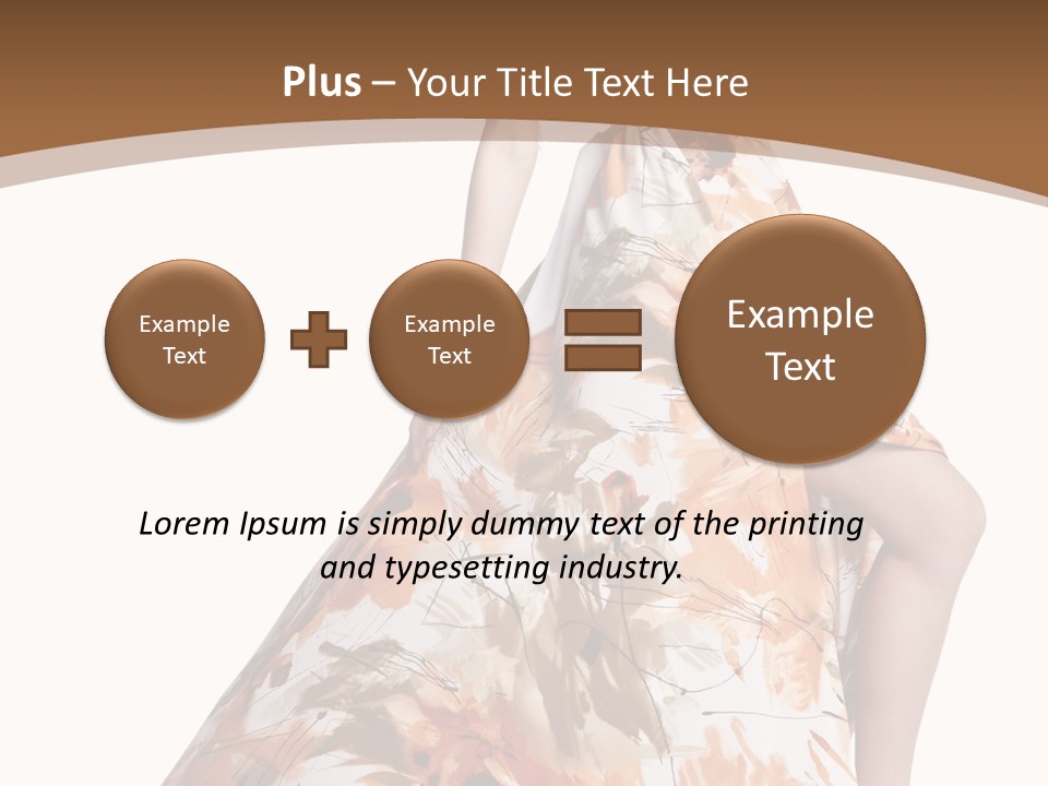 Lovely Hat Female PowerPoint Template