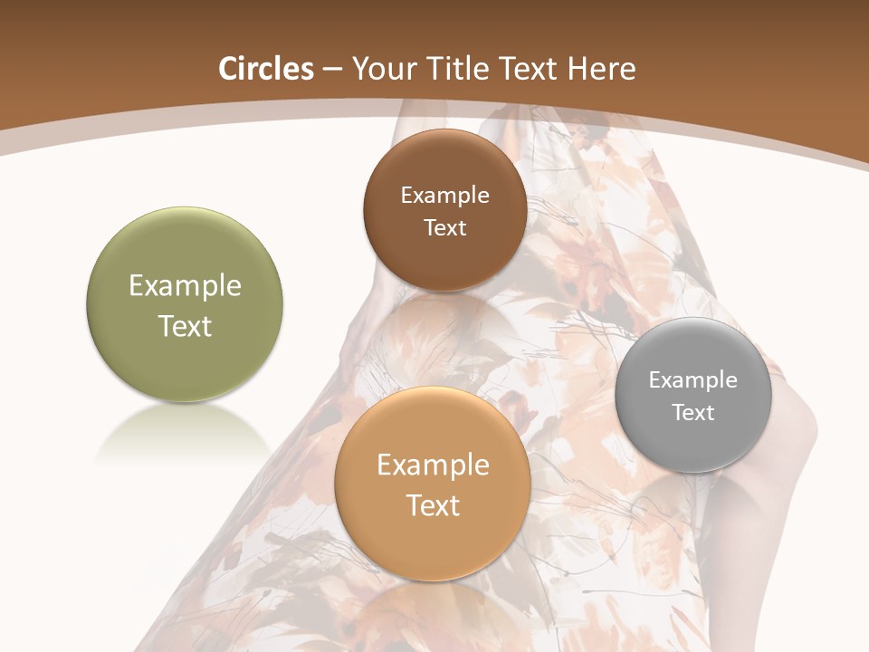 Lovely Hat Female PowerPoint Template