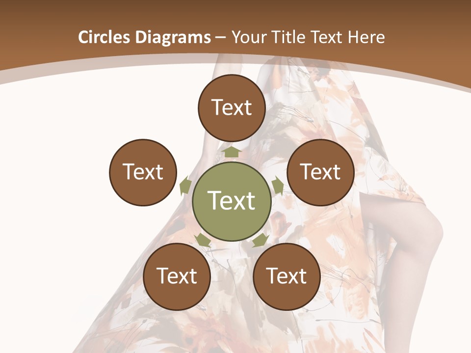 Lovely Hat Female PowerPoint Template