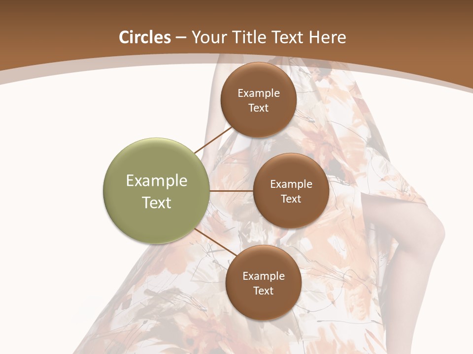 Lovely Hat Female PowerPoint Template