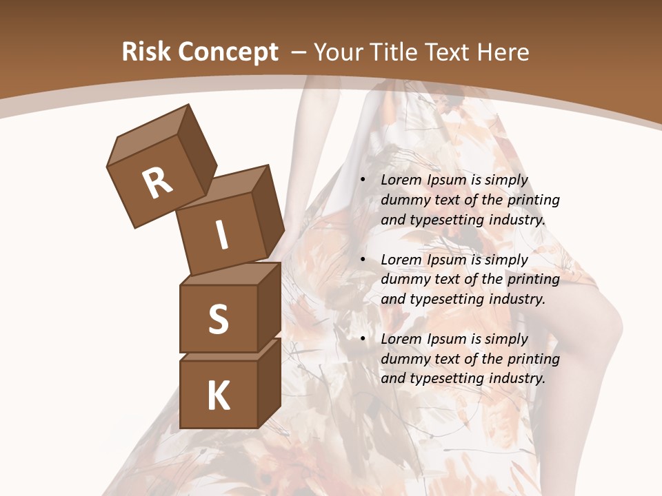 Lovely Hat Female PowerPoint Template