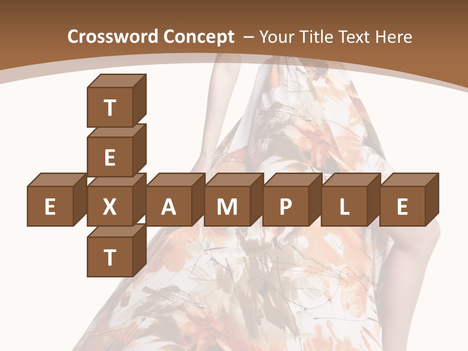 Lovely Hat Female PowerPoint Template