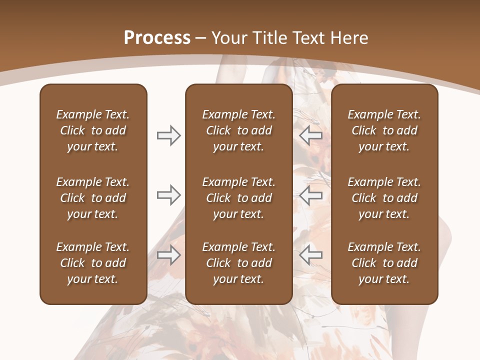 Lovely Hat Female PowerPoint Template