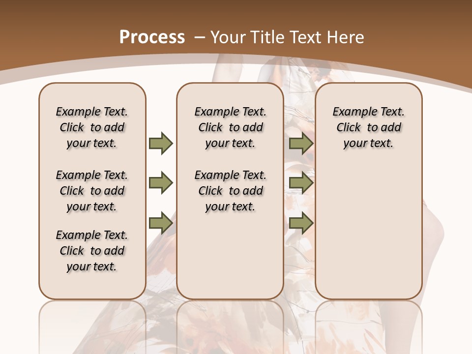Lovely Hat Female PowerPoint Template