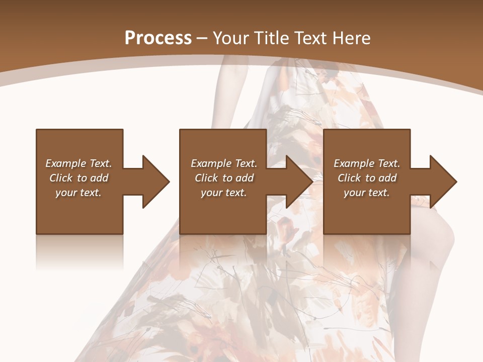 Lovely Hat Female PowerPoint Template