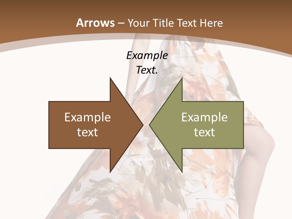 Lovely Hat Female PowerPoint Template