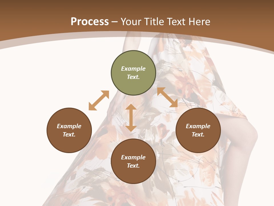 Lovely Hat Female PowerPoint Template