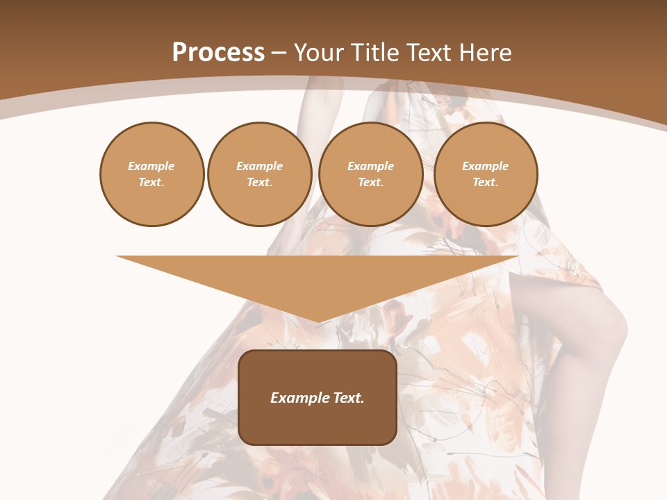 Lovely Hat Female PowerPoint Template