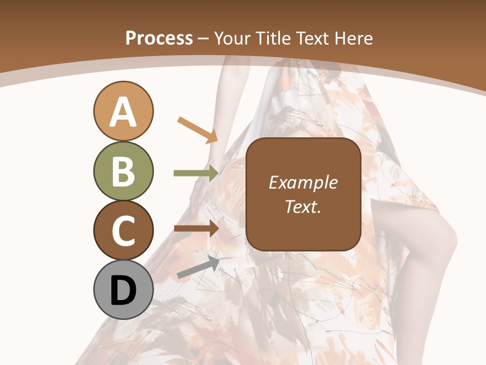 Lovely Hat Female PowerPoint Template