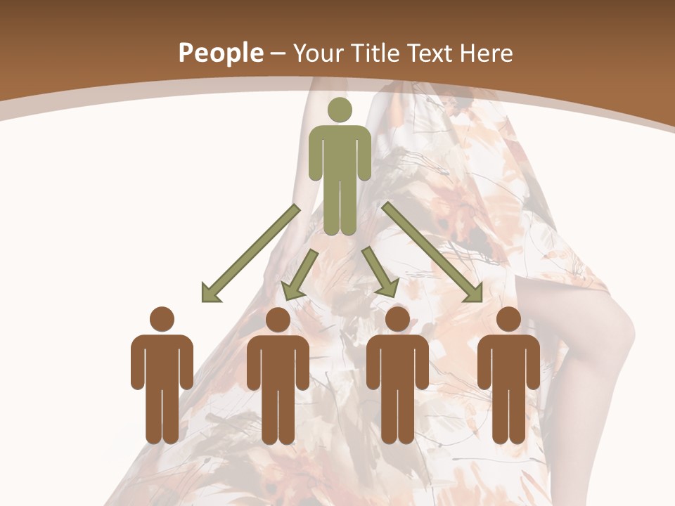 Lovely Hat Female PowerPoint Template