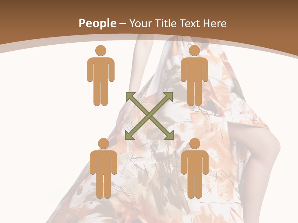 Lovely Hat Female PowerPoint Template