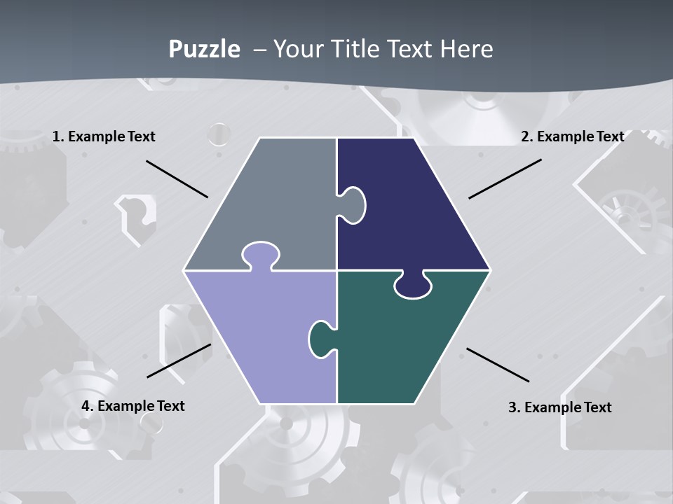 Gearwheels Business Technology PowerPoint Template
