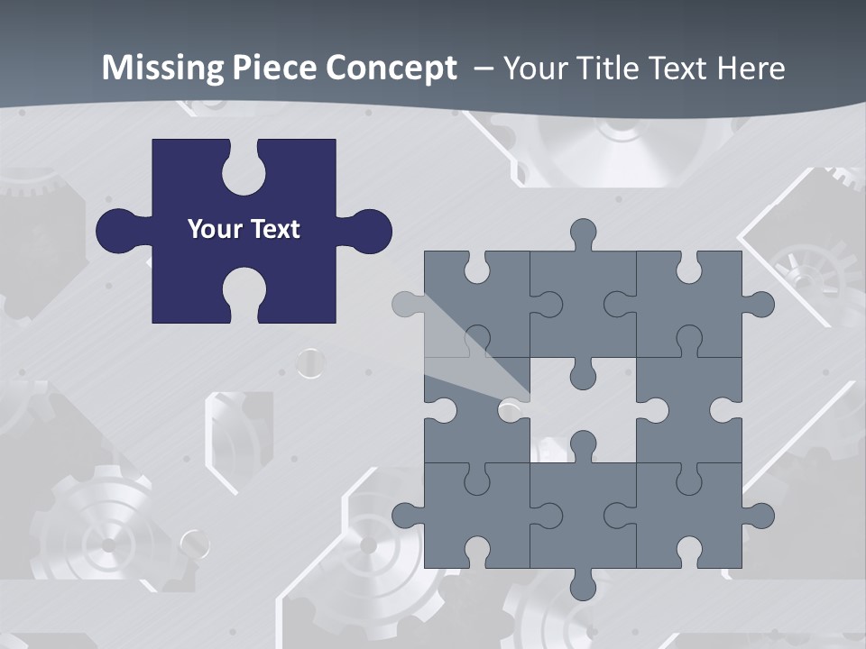 Gearwheels Business Technology PowerPoint Template