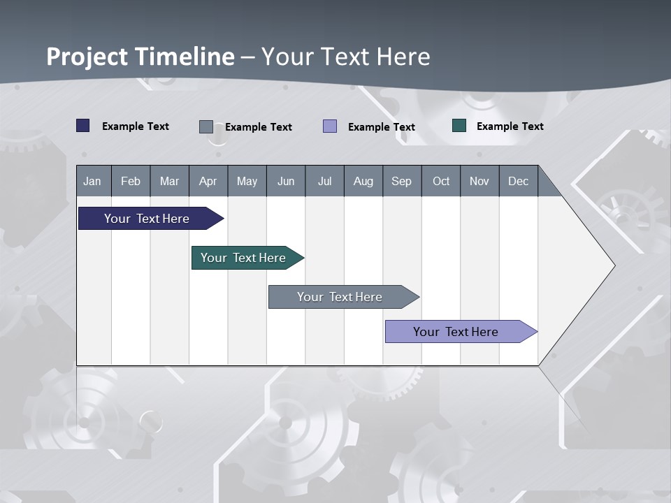 Gearwheels Business Technology PowerPoint Template