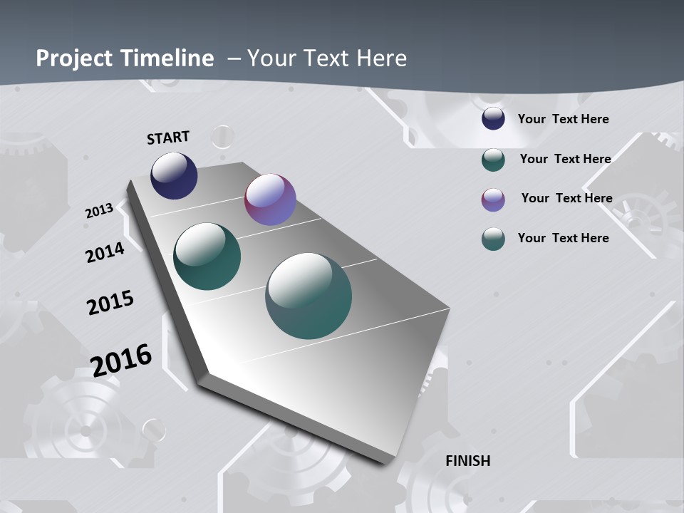 Gearwheels Business Technology PowerPoint Template