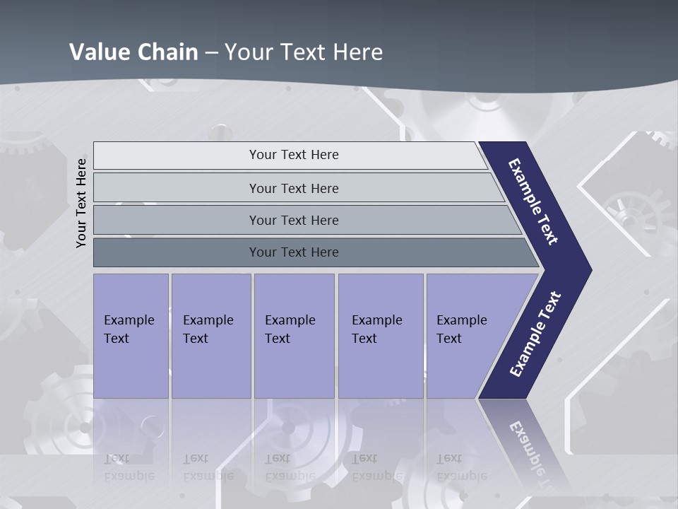 Gearwheels Business Technology PowerPoint Template