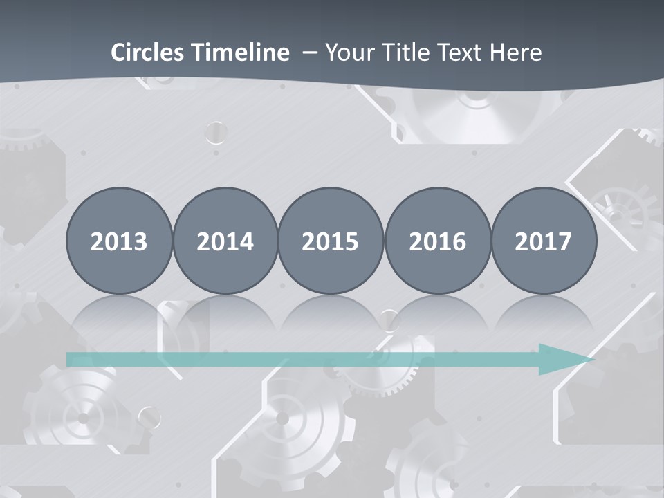 Gearwheels Business Technology PowerPoint Template