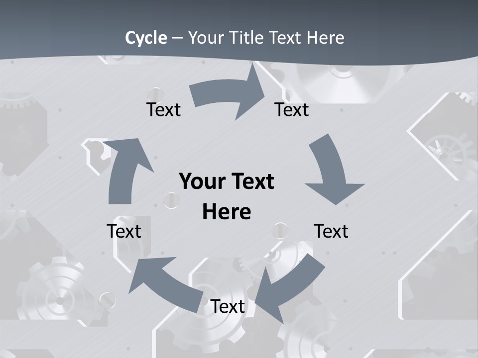 Gearwheels Business Technology PowerPoint Template