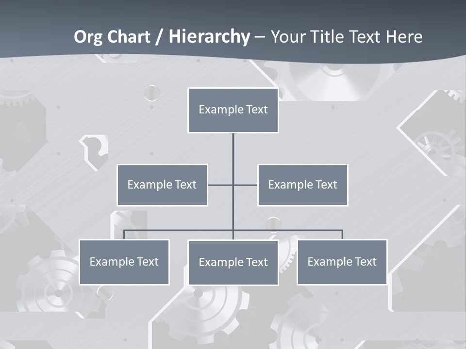 Gearwheels Business Technology PowerPoint Template
