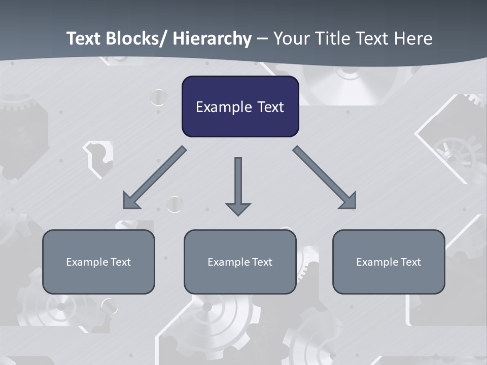 Gearwheels Business Technology PowerPoint Template
