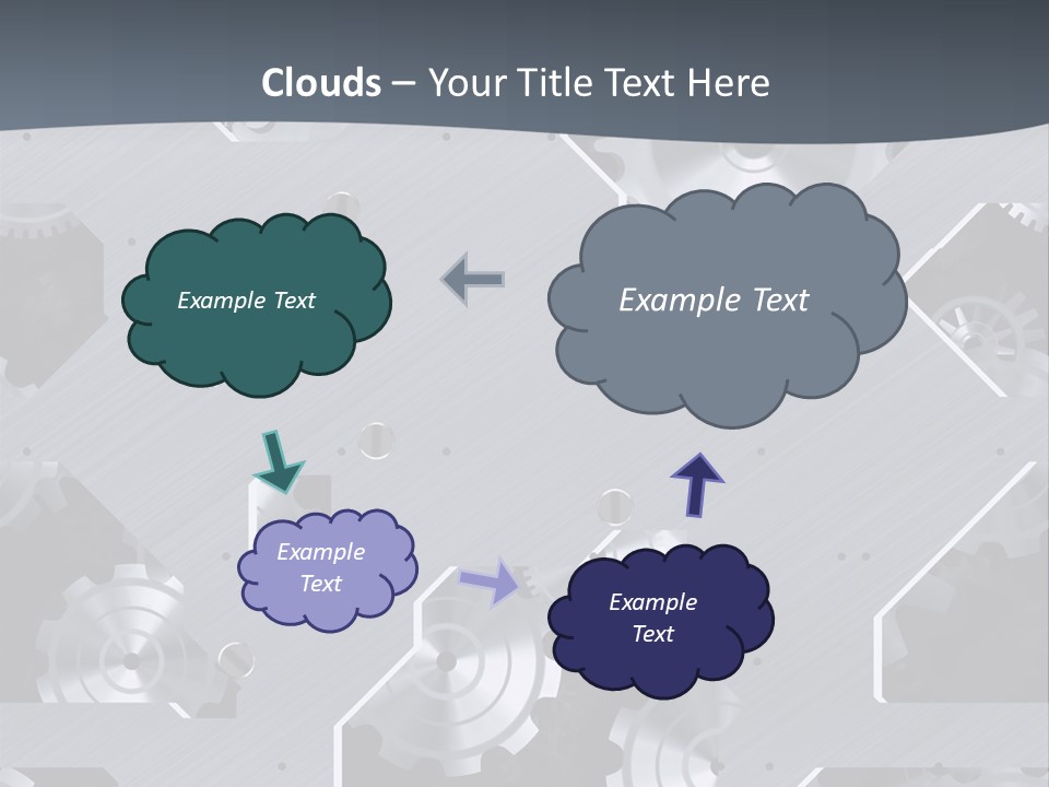 Gearwheels Business Technology PowerPoint Template