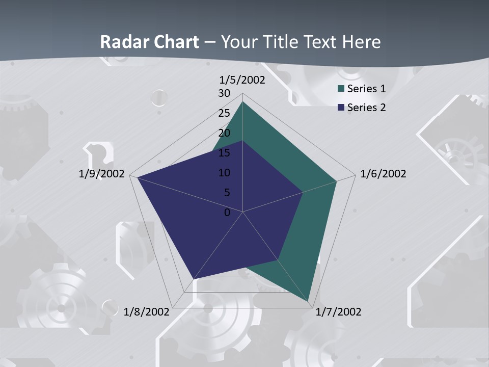 Gearwheels Business Technology PowerPoint Template