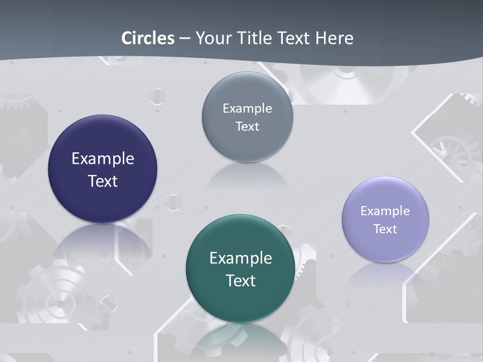 Gearwheels Business Technology PowerPoint Template