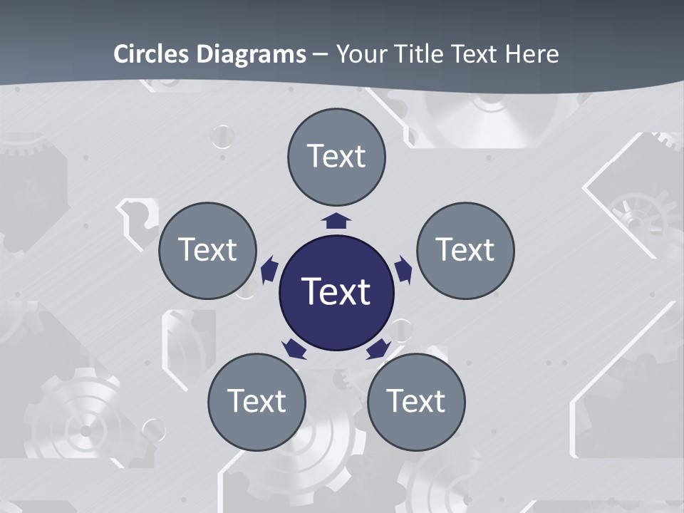 Gearwheels Business Technology PowerPoint Template
